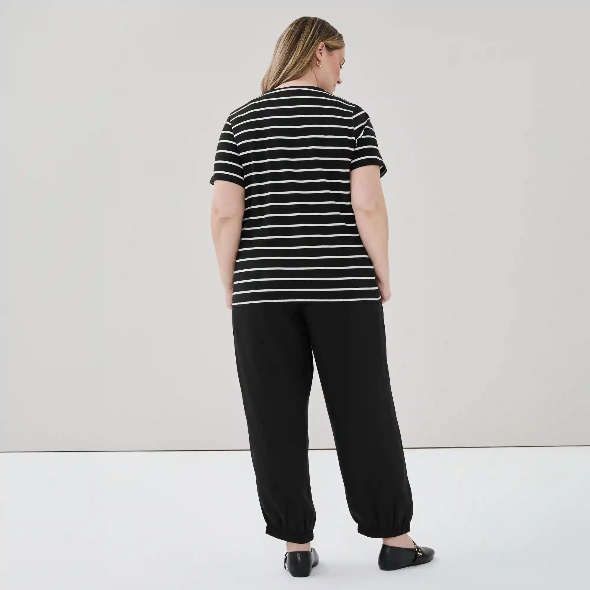 Women+ Crewneck Striped T-Shirt