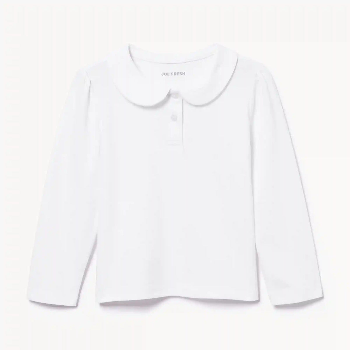 Toddler Girls' Collared Uniform Long Sleeve Top