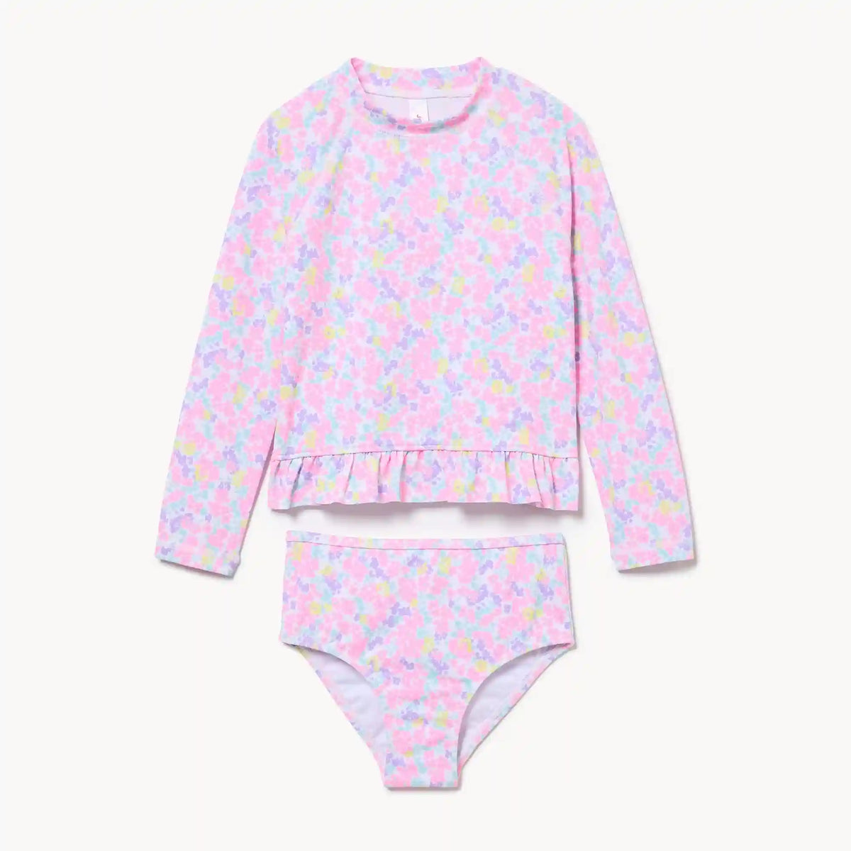 Toddler Girls' Printed Rash Guard Set
