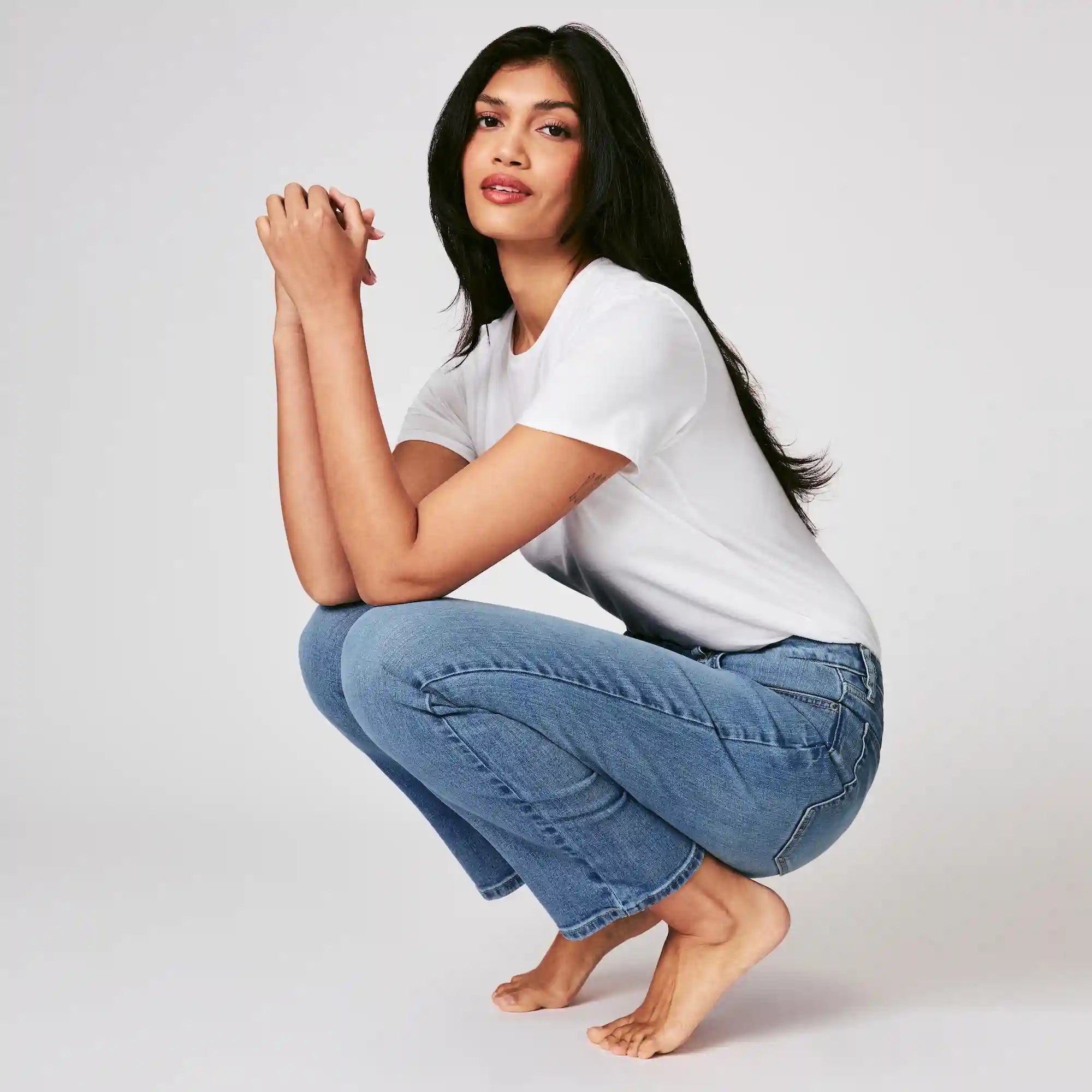 High Rise Straight Leg Jean