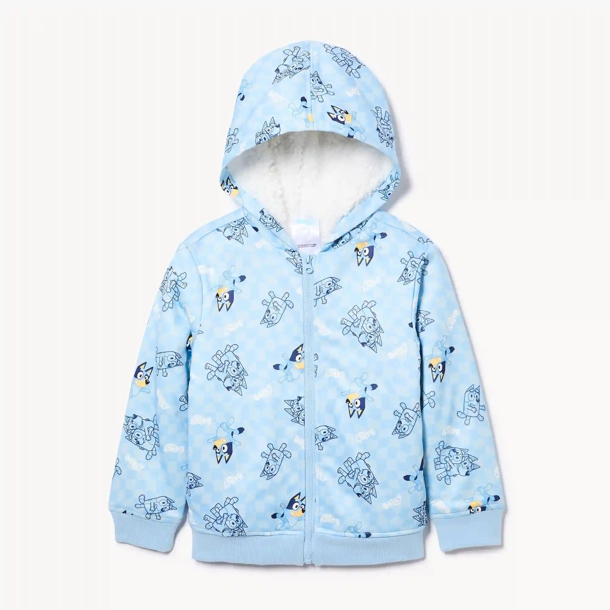 Toddler Girls' Bluey Zip-Up Hoodie