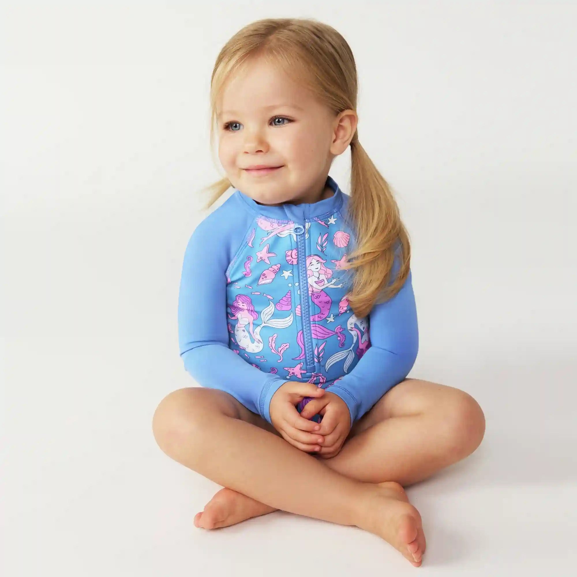 Toddler Girls' Long Sleeve Rash Guard