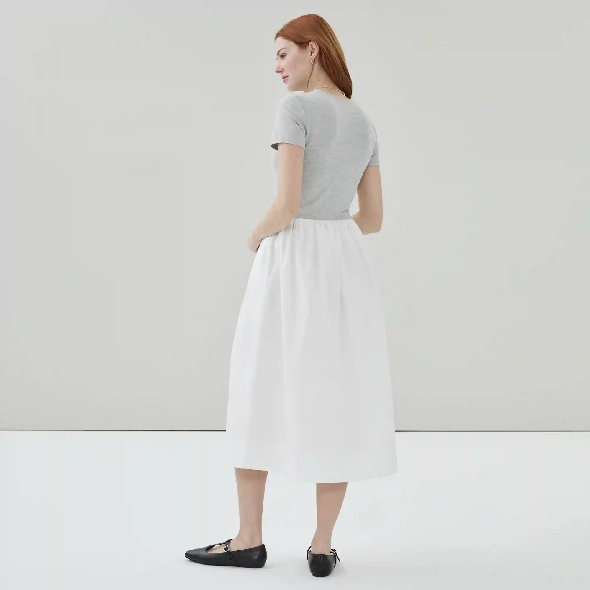 Flared Midi Dress