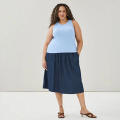 Women+ Ribbed Racerback Tank