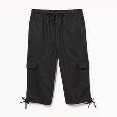 Linen Cotton Cropped Pant