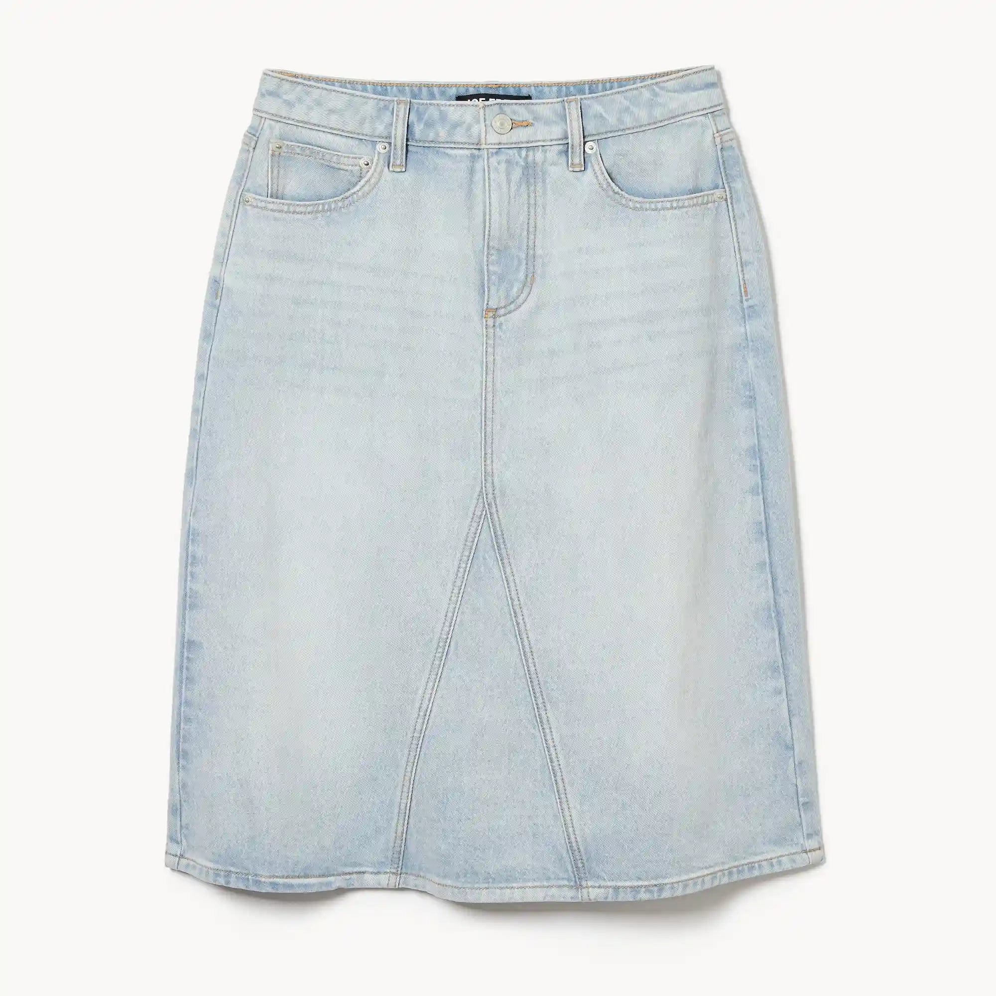 Light Wash Midi Skirt