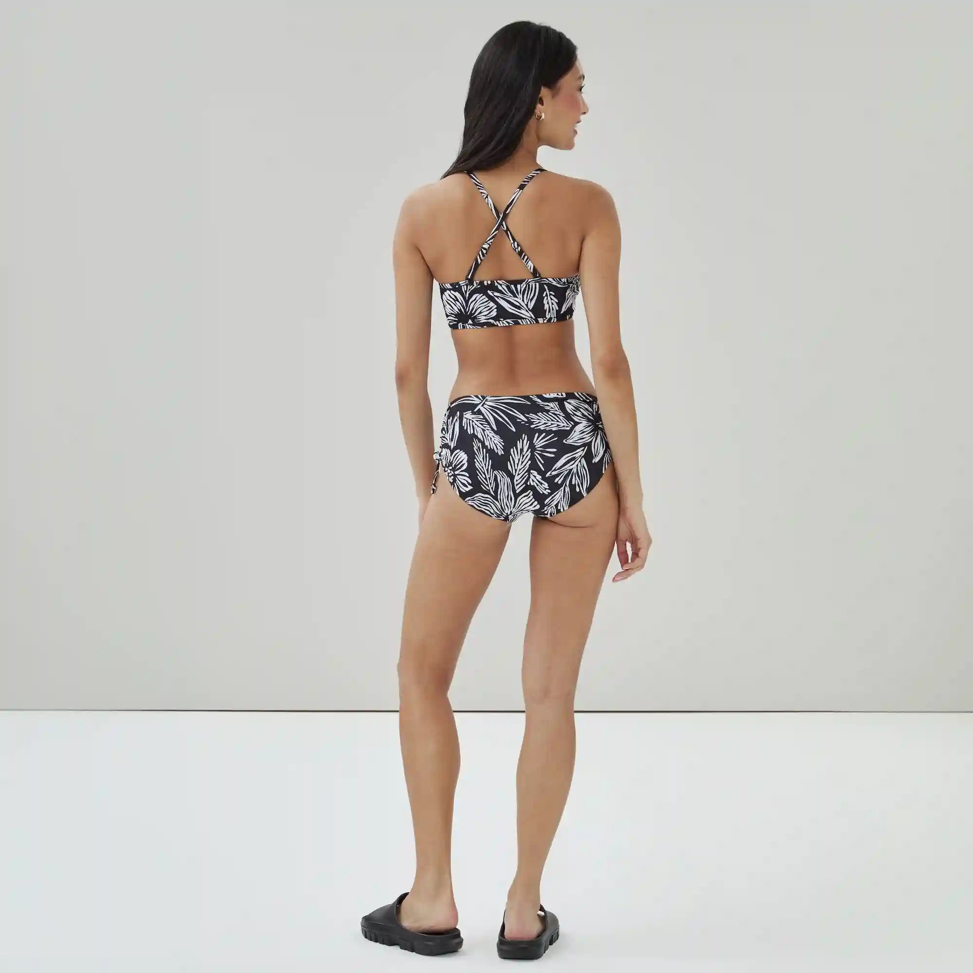 Side Ruched Bikini Bottom