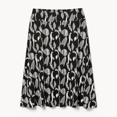 Printed Midi Skirt