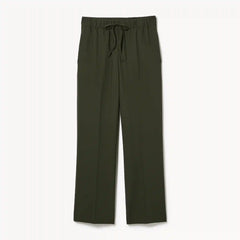 Wide Leg Pull-On Suit Pant