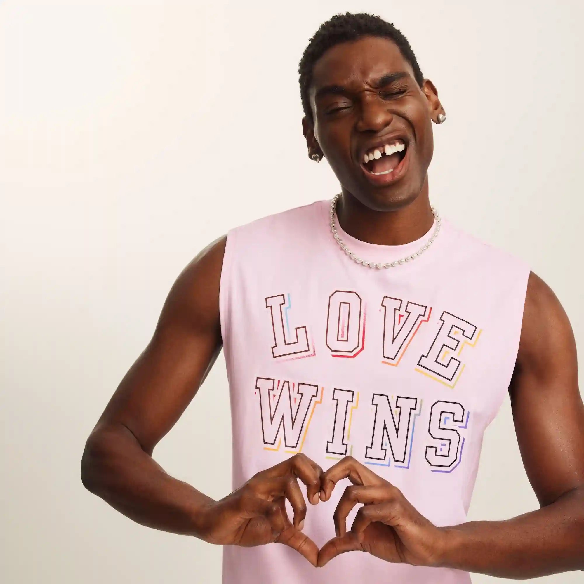 Adult Pride Cropped Muscle Tank Top