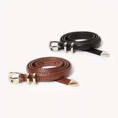 Faux Leather 2-Pack Belts