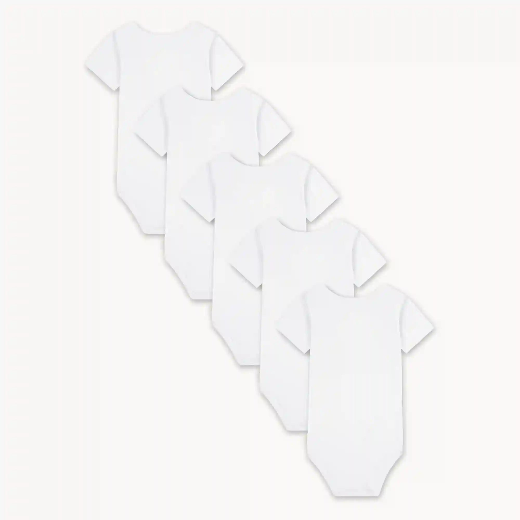 Newborn Huggies Organic Cotton Bodysuit 5-Pack