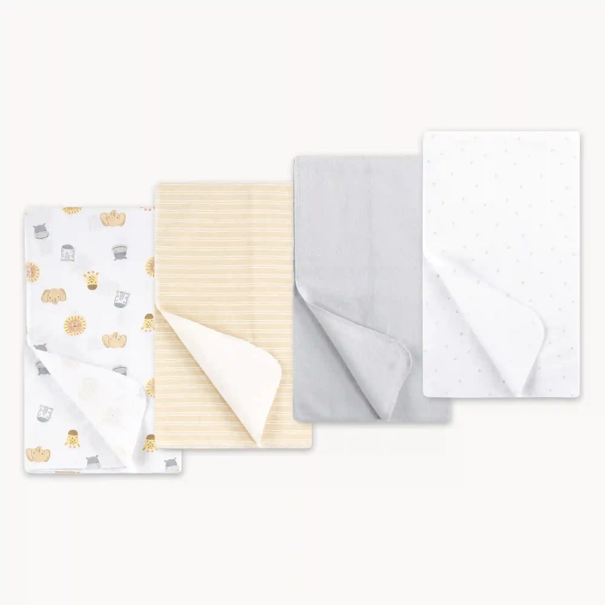 Newborn Huggies Organic Cotton Blanket 4-Pack