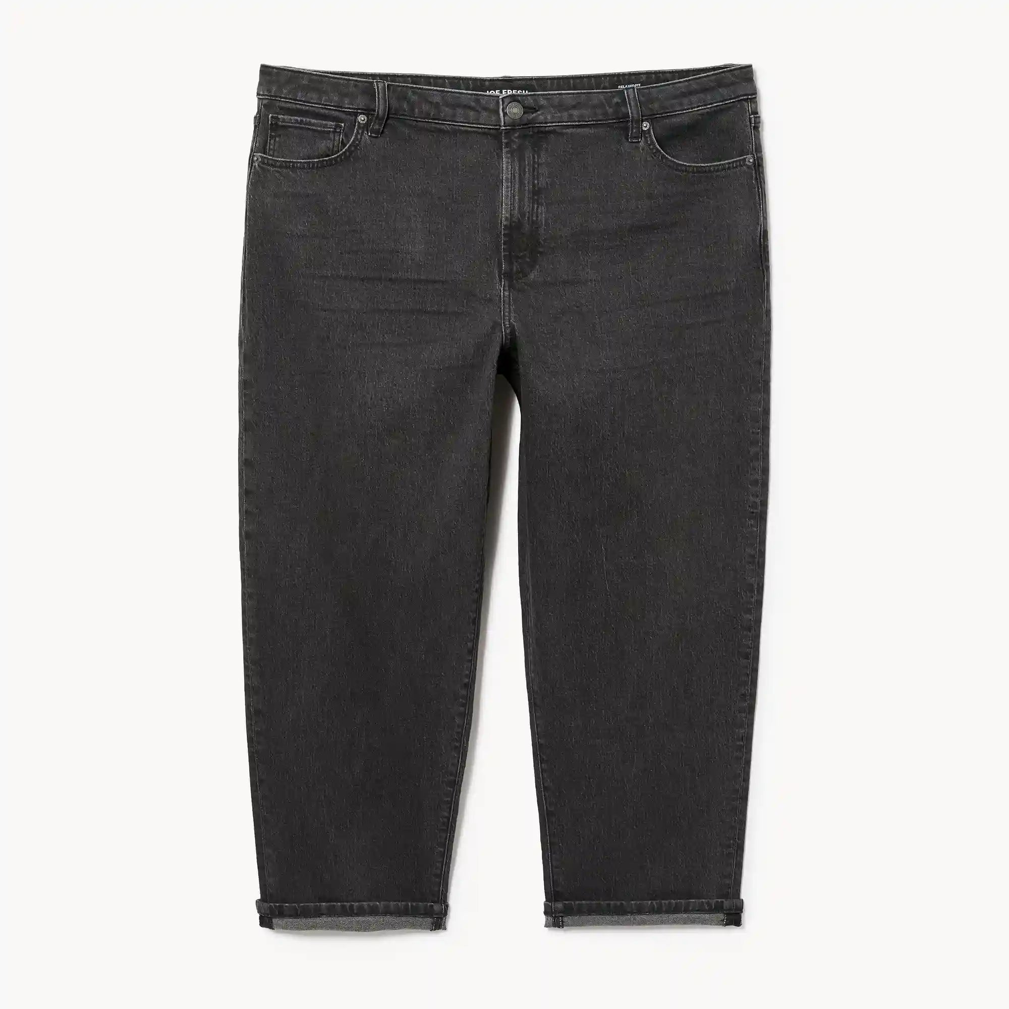 Women+ Black Wash Relaxed Fit Jean