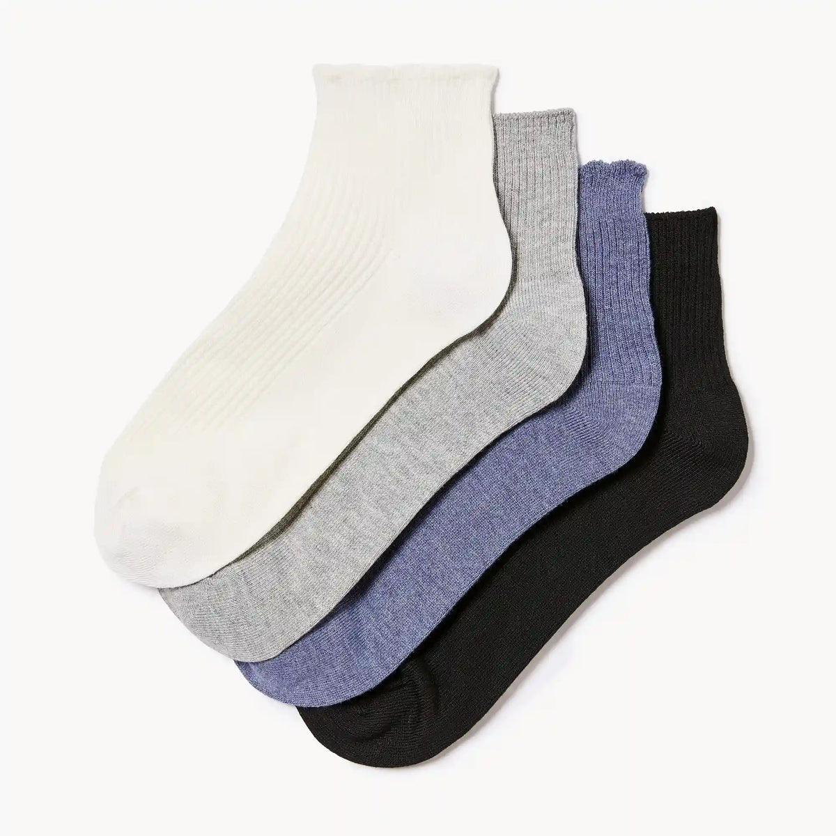 4-Pack Quarter-Crew Socks