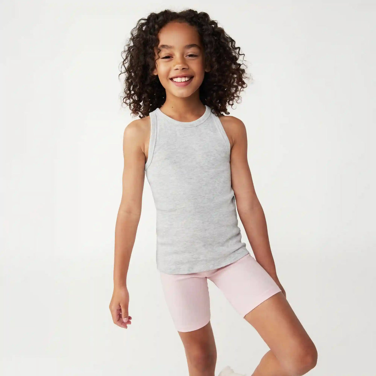 Kid Girls' Ribbed Tank Top