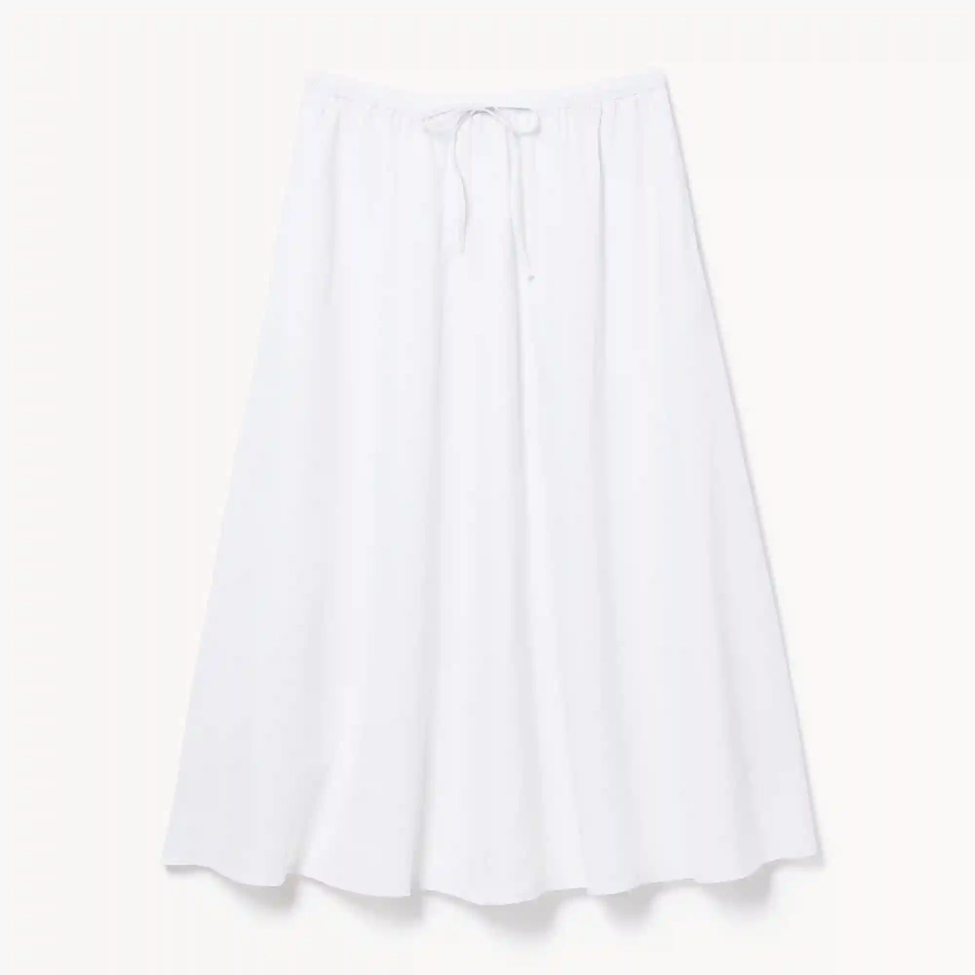 Linen Midi Skirt