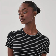Slim Fit Ribbed T-Shirt