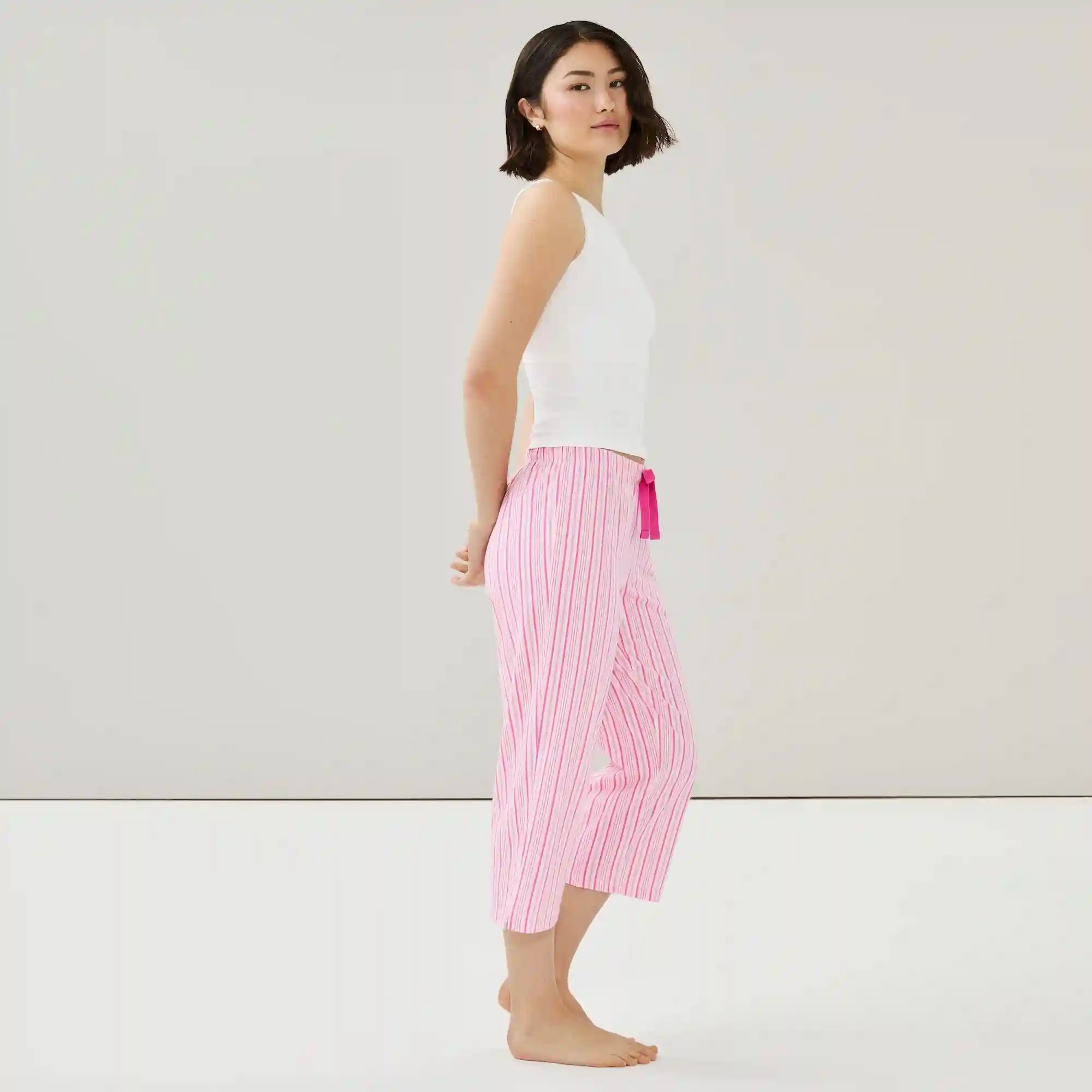 Printed Cropped Sleep Pant
