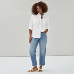Relaxed Medium Wash Jean