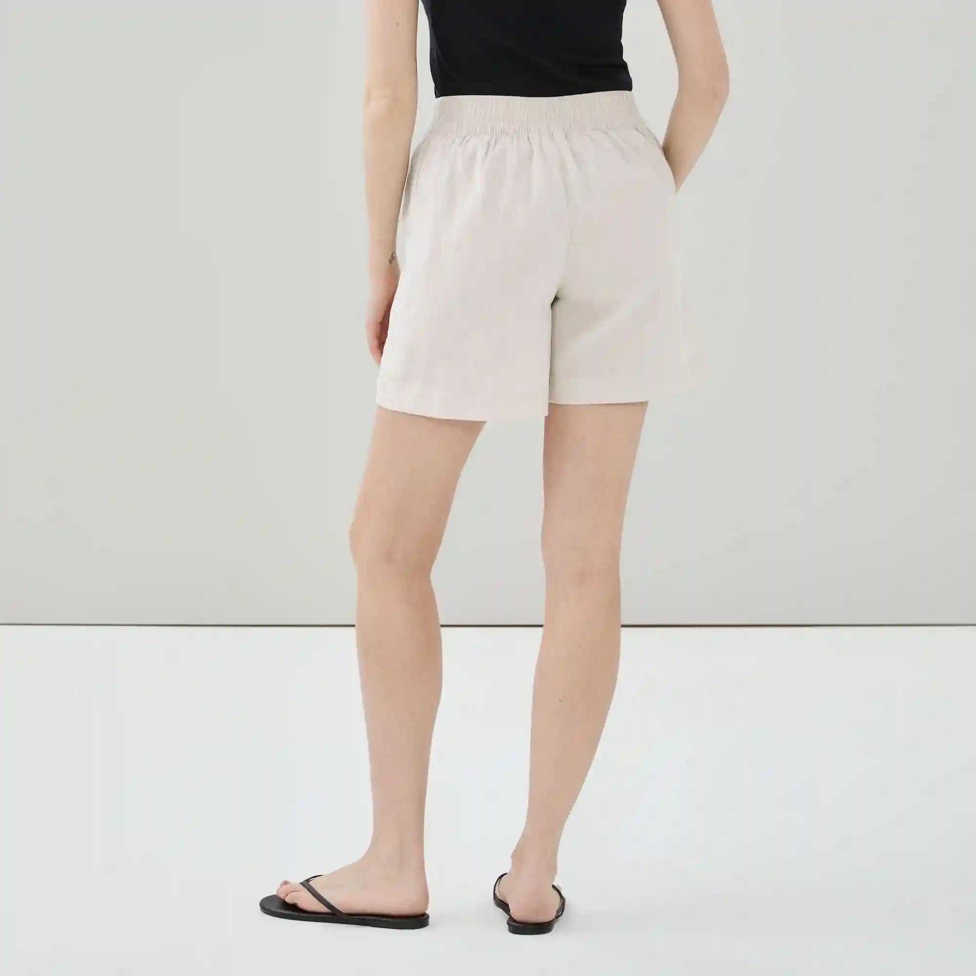 Linen Cotton Utility Short