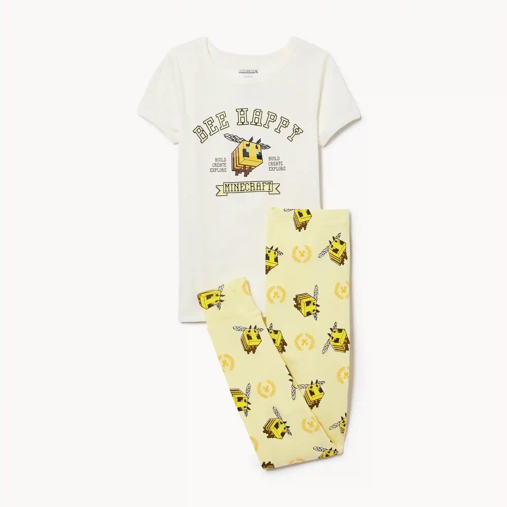 Kid Girls' Minecraft Sleep Set