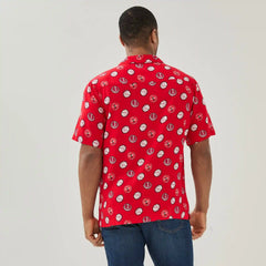 Adult Coca-Cola Button-Up Shirt