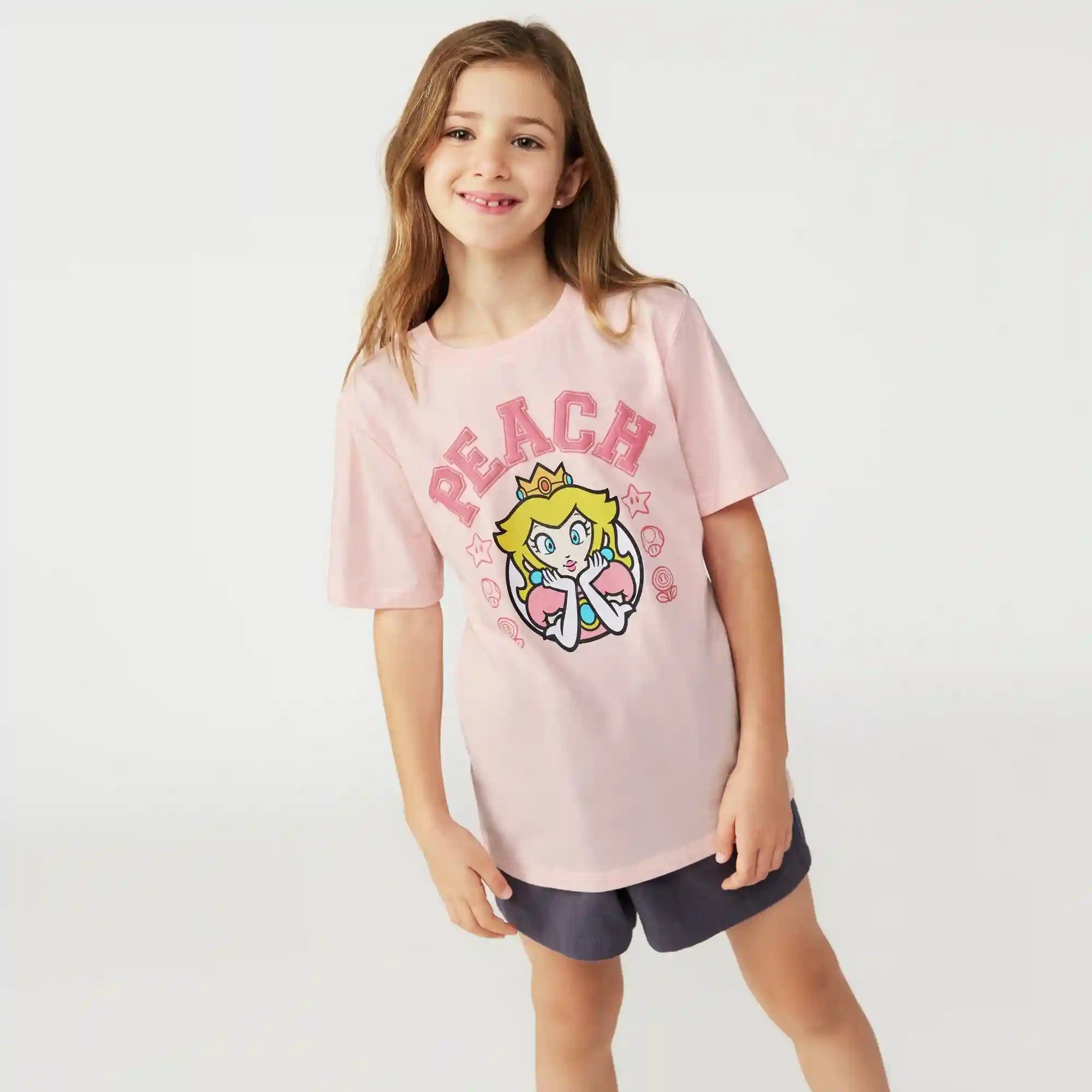 Kid Girls' Nintendo Princess Peach T-Shirt