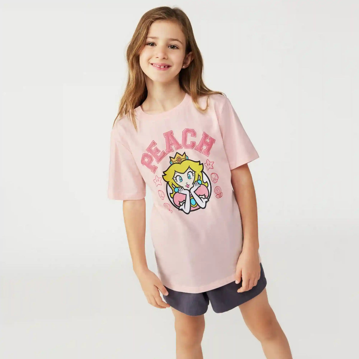 Kid Girls' Nintendo Princess Peach T-Shirt