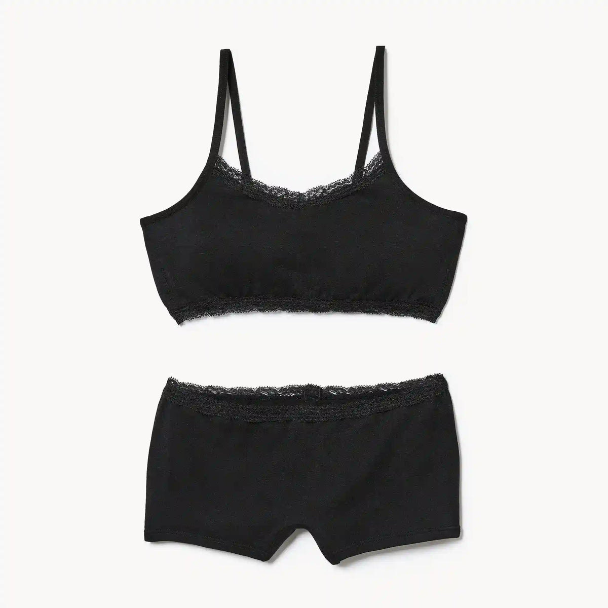 Kid Girls' 2-Piece Seamless Lace Bralette Set