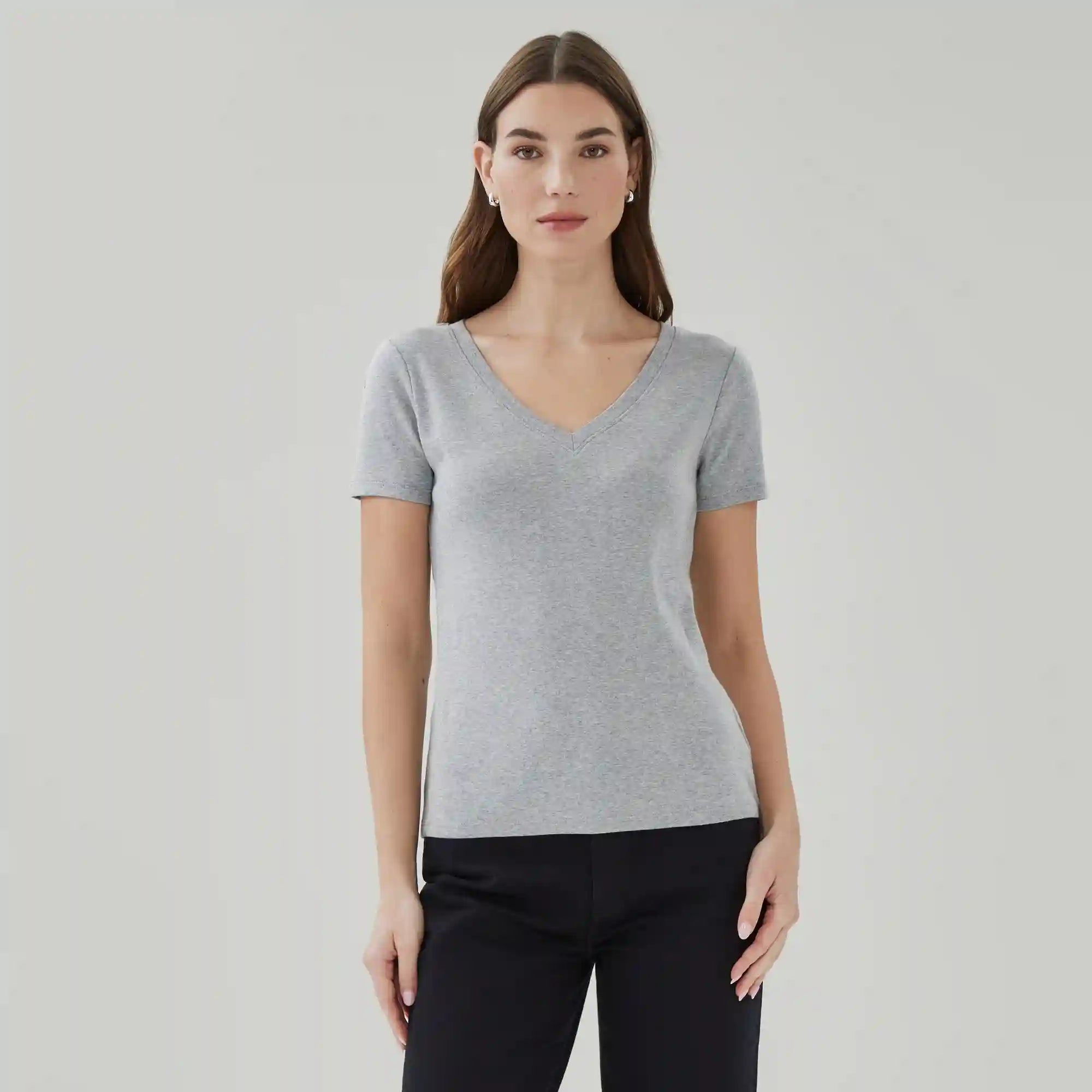 Organic Cotton V-Neck T-Shirt