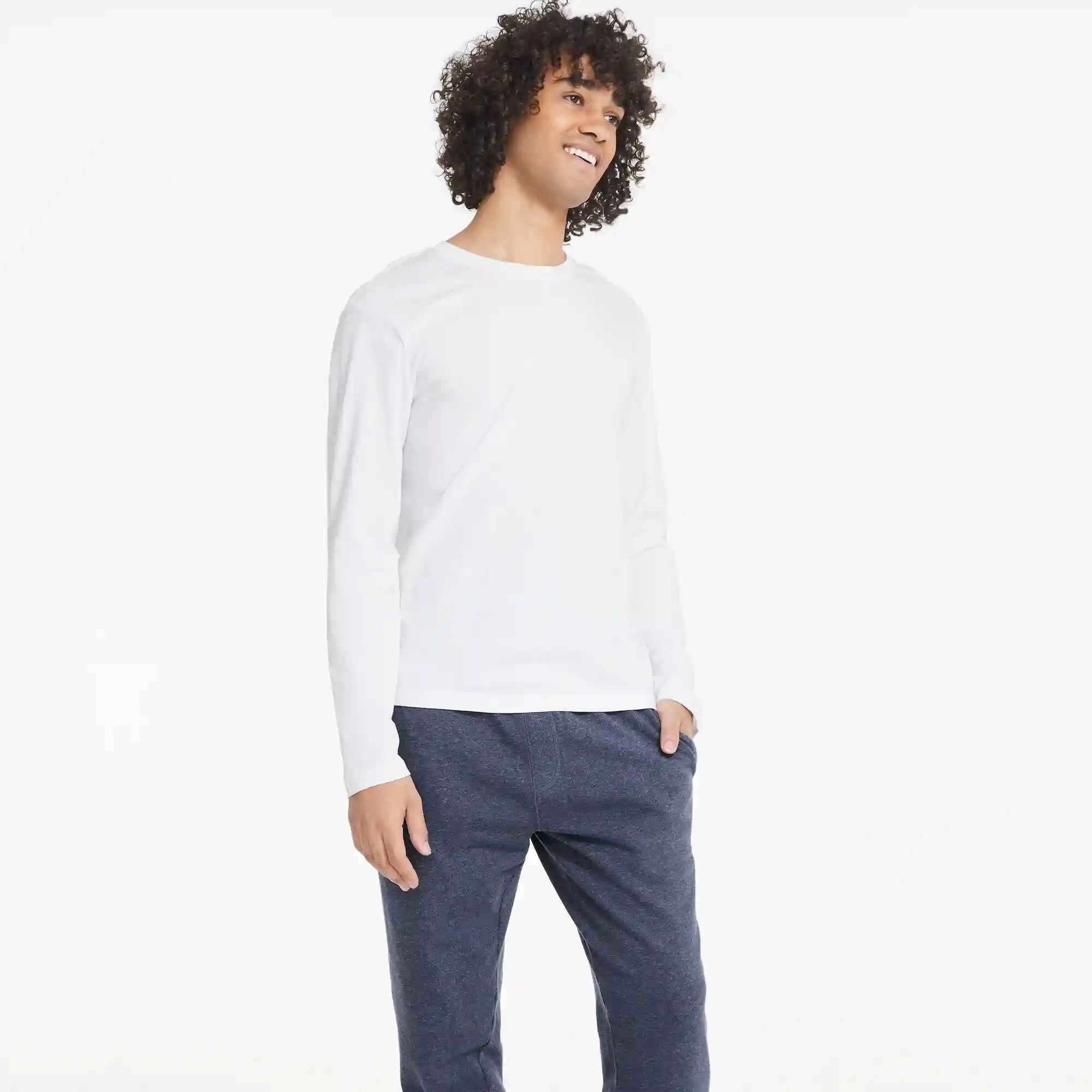 Men's Organic Cotton Crewneck Long Sleeve