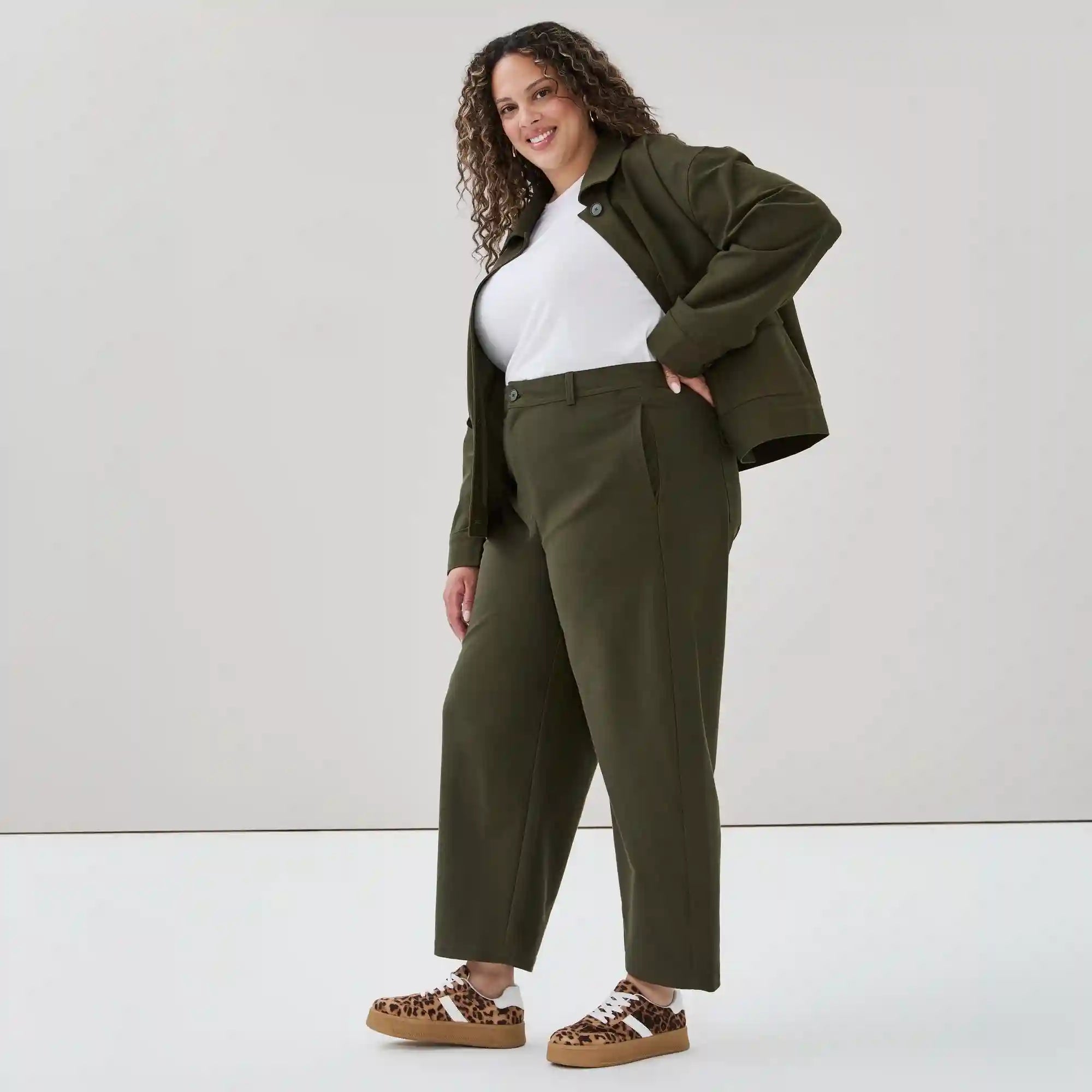 Women+ Barrel Leg Pant