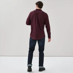 Men's Flannel Button-Down Shirt