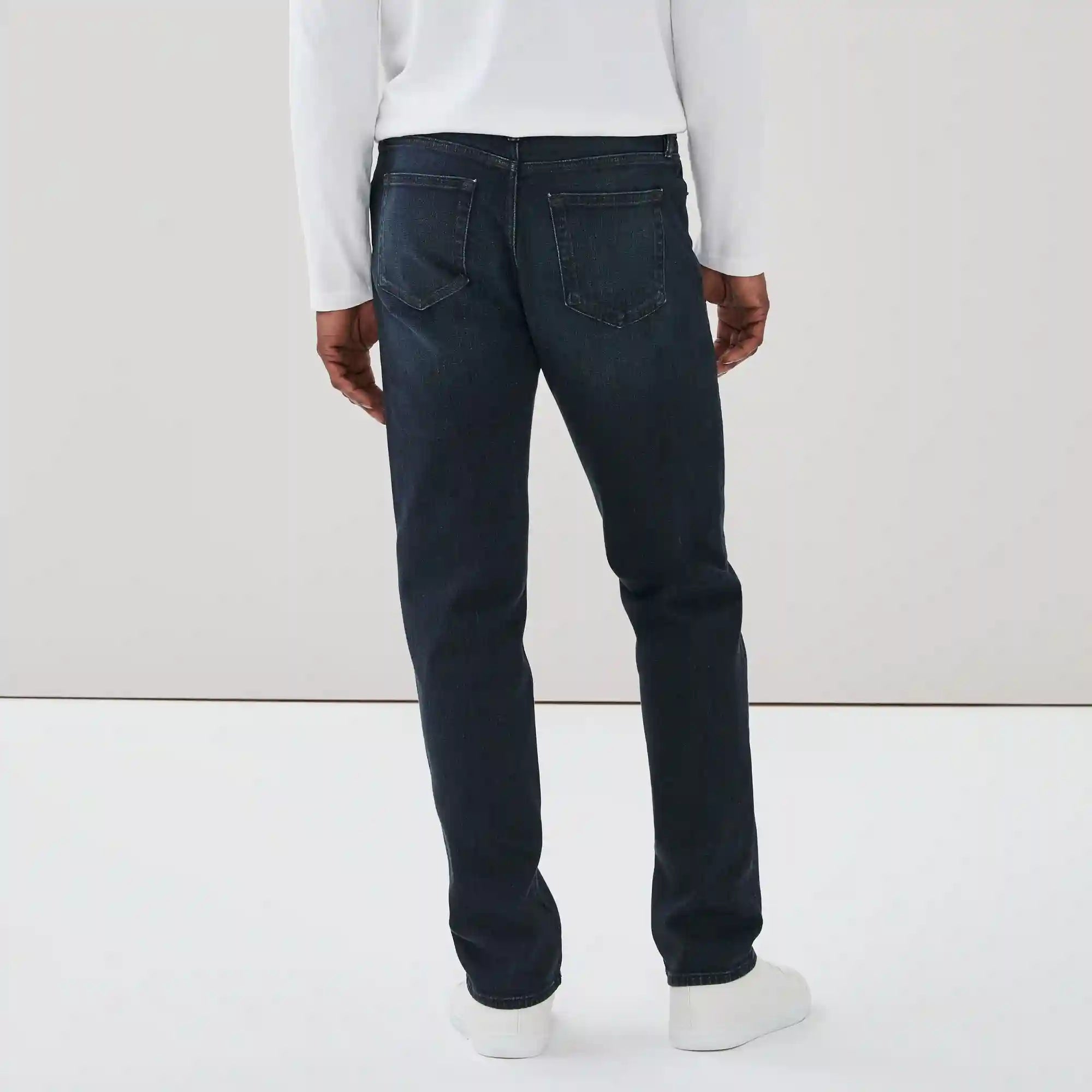 Men's Dark Wash Flex Straight Jean