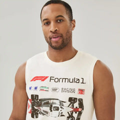 Adult Formula 1 Graphic Muscle Tank Top