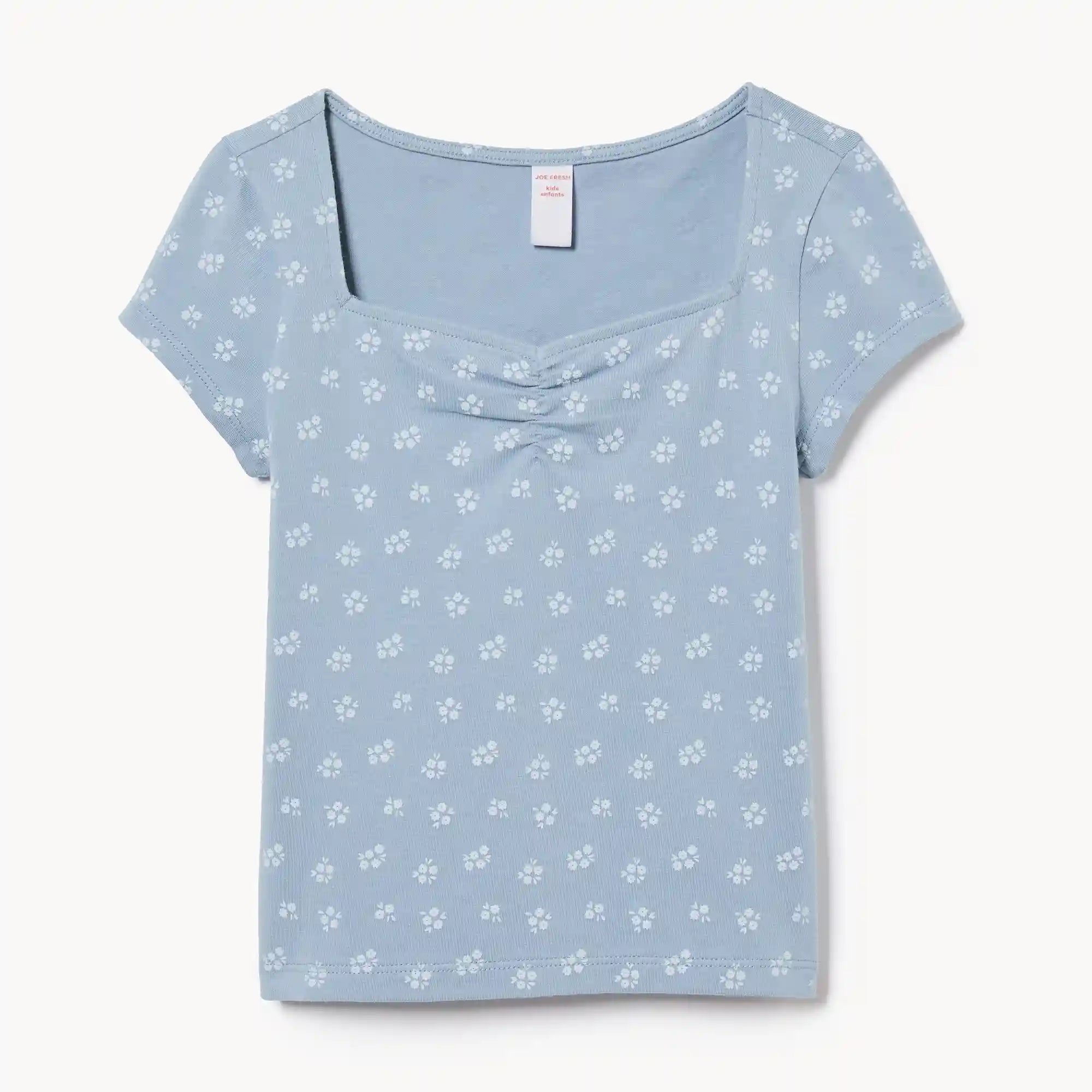 Tween Girls' Ruched Jersey T-Shirt