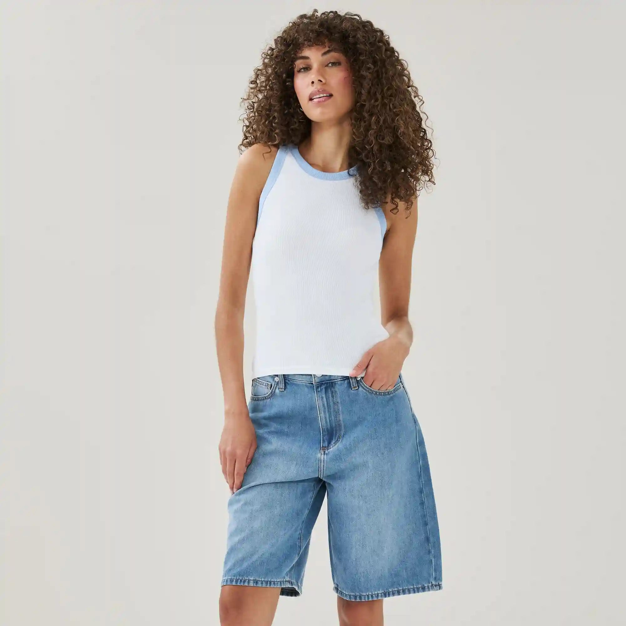 Ribbed Racerback Tank