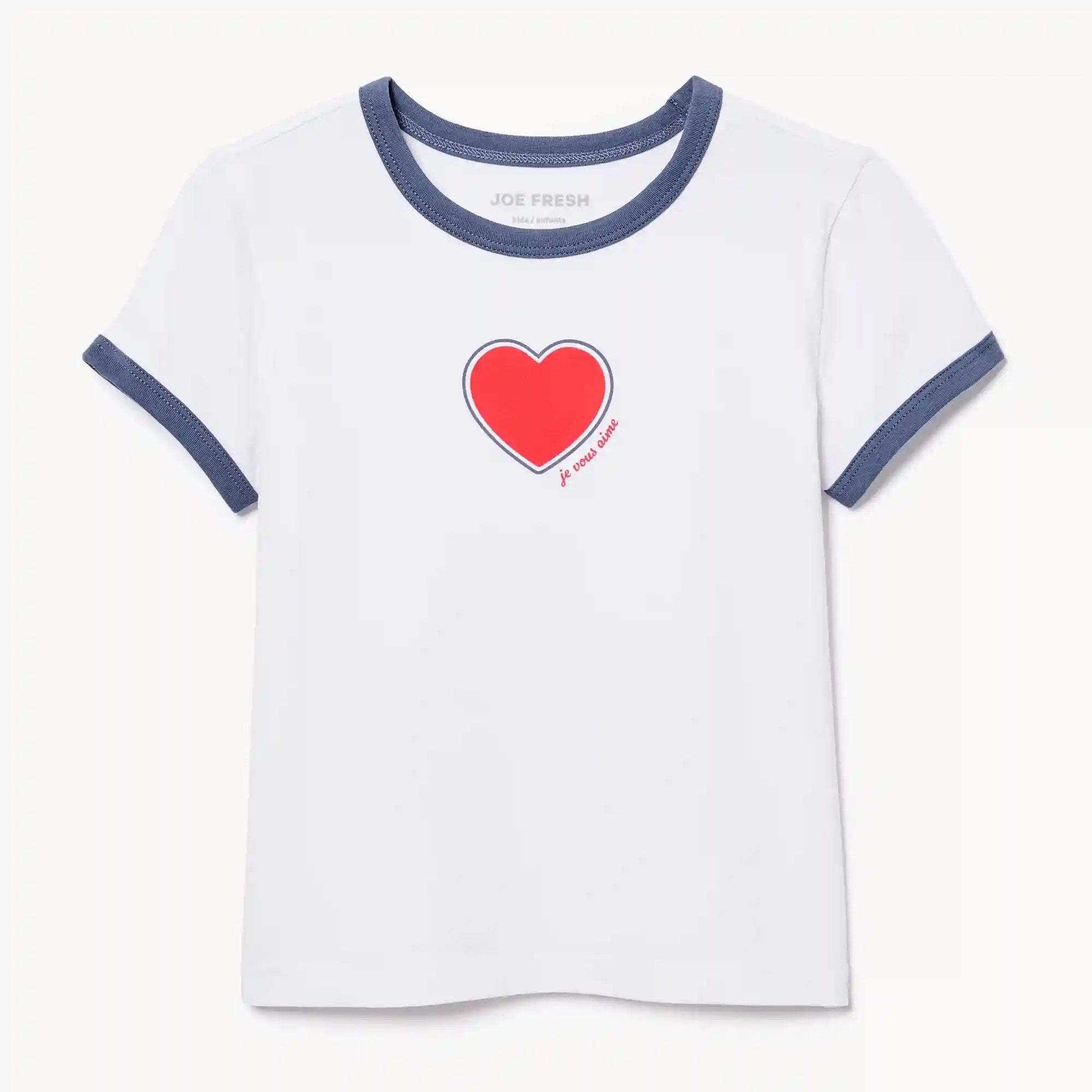 Kid Girls' Graphic Ringer T-Shirt