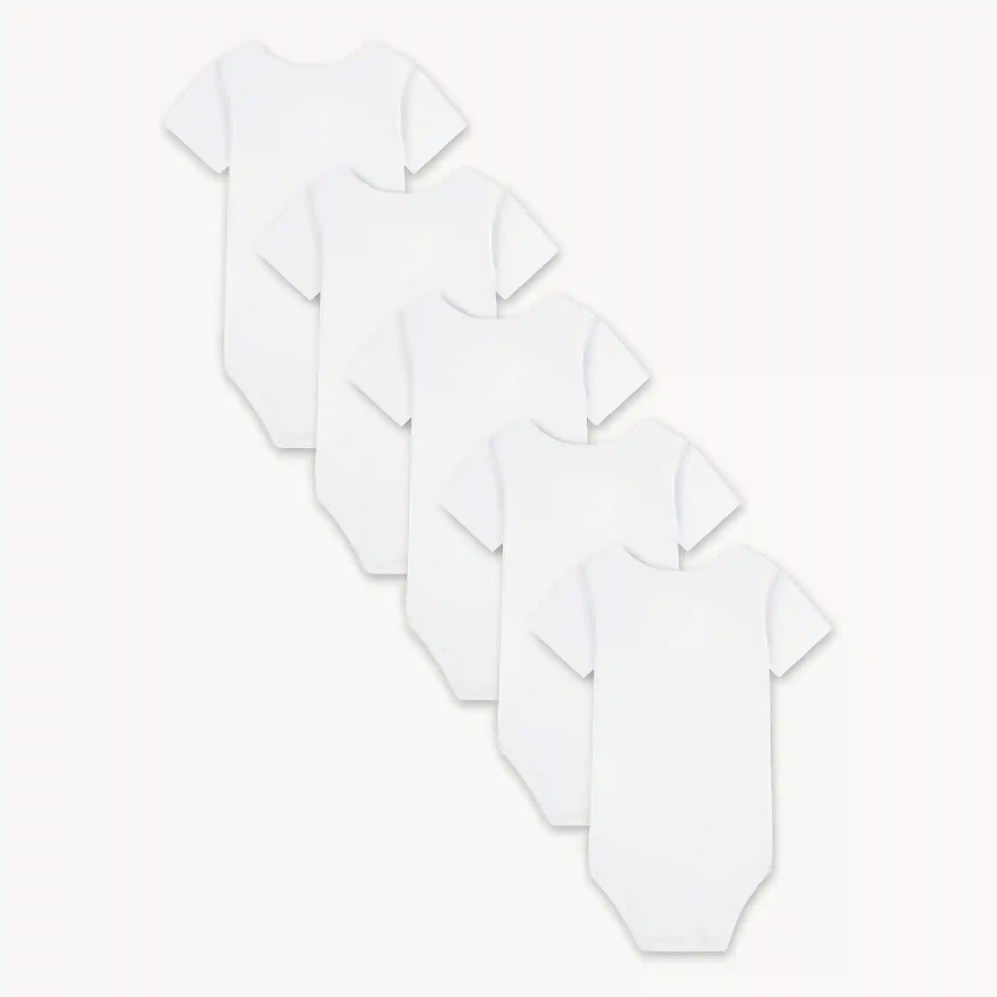 Newborn Huggies Organic Cotton Bodysuit 5-Pack