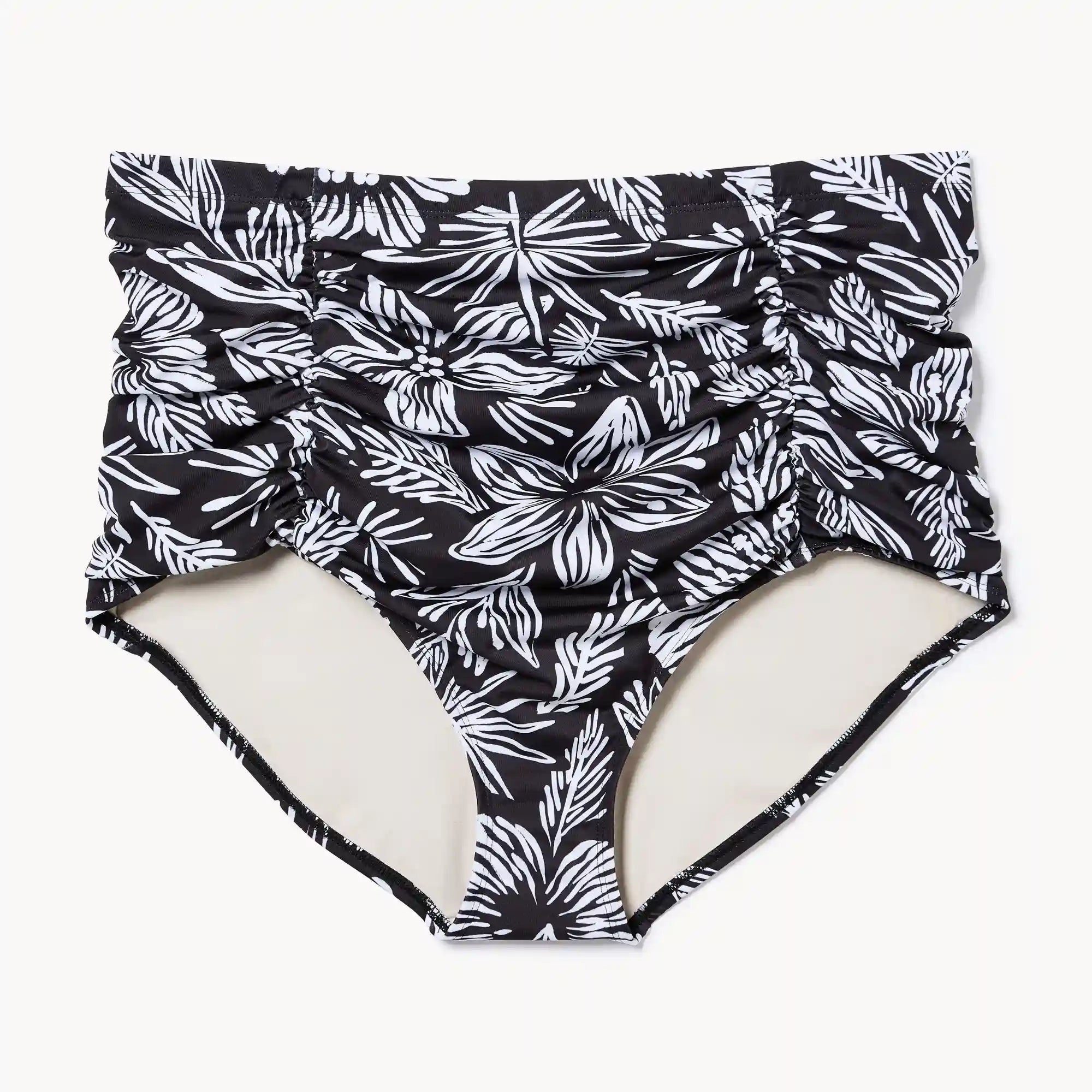 Women+ Printed Ruched Bikini Bottom