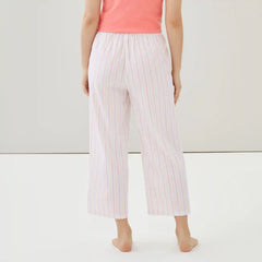 Seersucker Cropped Sleep Pant
