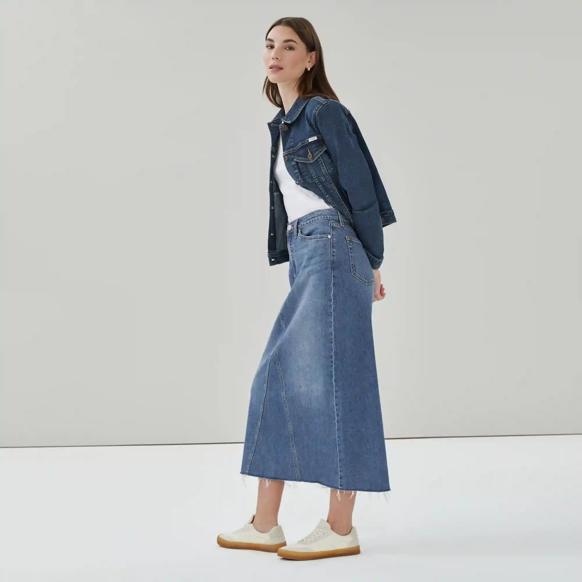 Levi Strauss Signature Goldâ¢ Denim Maxi Skirt
