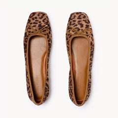 Square Toe Ballet Flats