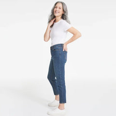 Short Mid Rise Skinny Jean