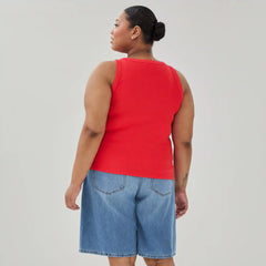 Women+ Ribbed Racerback Tank