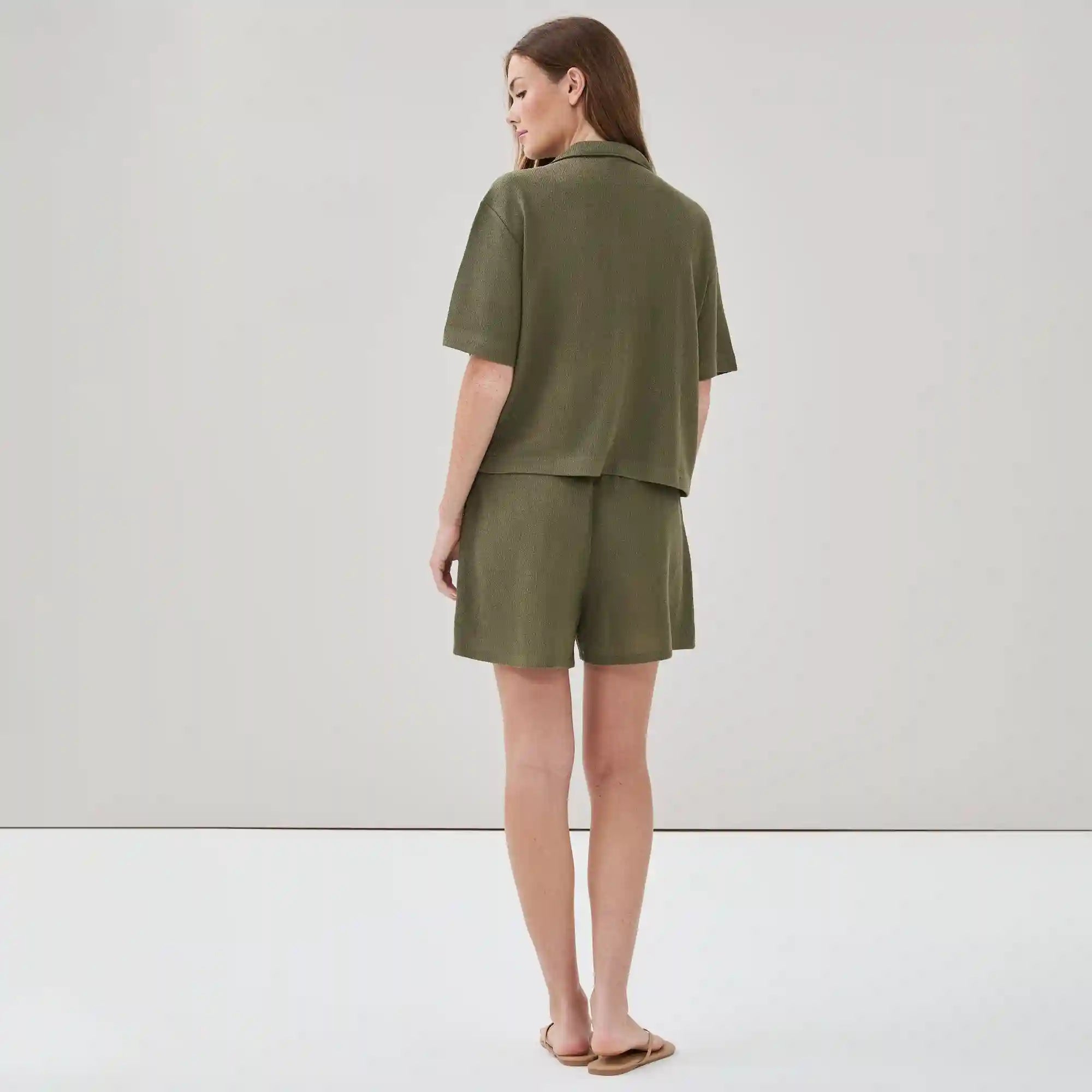 Relaxed Camp Collar Shirt