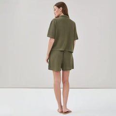 Relaxed Camp Collar Shirt