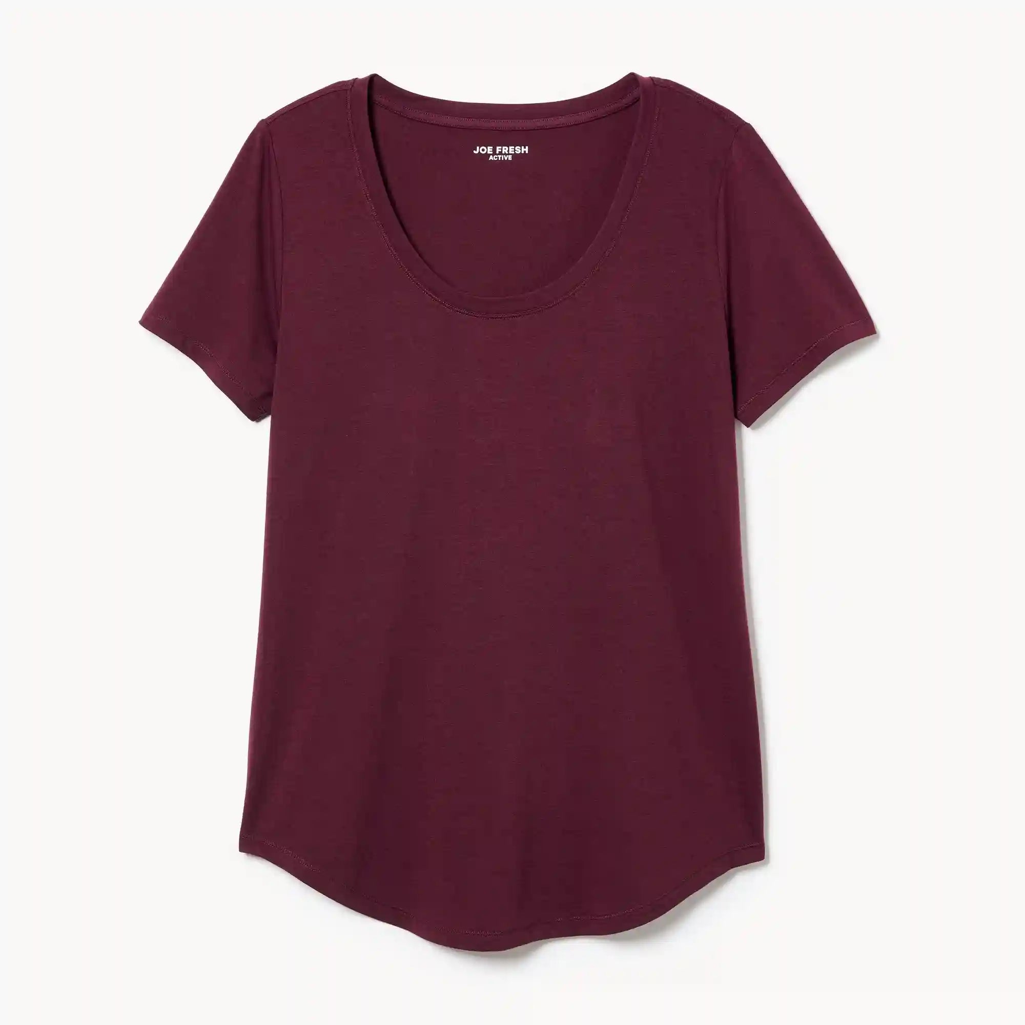Active Scoop Neck T-Shirt