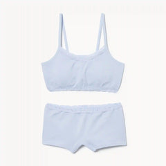 Kid Girls' 2-Piece Seamless Lace Bralette Set